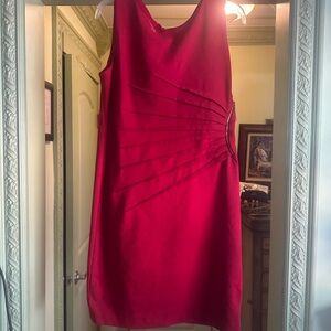 Carmen Marc Valvo Red  Dress